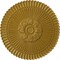 Ekena Millwork Nexus Ceiling Medallion (Fits Canopies up to 2 3/4"), Hand-Painted Pharaohs Gold, 30"OD x 1 1/4"P CM30NEPGS - alternate 1